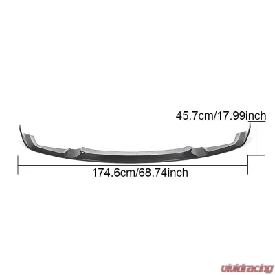 VR Aero Carbon Fiber Front Lip Spoiler BMW M2 F87 2016-2018 - VR-F87-603