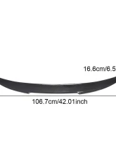 VR Aero Carbon Fiber Rear Trunk Spoiler BMW 840i xDrive Gran Coupe G16 2018-2021                                     - VR-840i-611 - Image 6