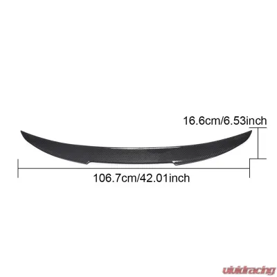 VR Aero Carbon Fiber Rear Trunk Spoiler BMW 840i xDrive Gran Coupe G16 2018-2021 - VR-840i-611