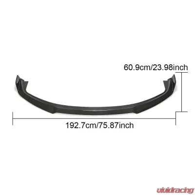 VR Aero Carbon Fiber Front Lip Spoiler Porsche Panamera S | Turbo 970.2 2014-2016 - VR-PANA-601