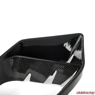 VR Aero Carbon Fiber Fog Light Air Vent Trim Covers Mercedes AMG GT 53 2019-2024 - VR-GT50GT53-FOGC