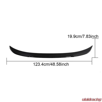 VR Aero Dry Carbon Fiber Rear Trunk Spoiler V1 BMW 3 Series F80 M3 | F30 | F35 M-Tech - VR-F80F30-F35M3MT-613