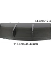 VR Aero Carbon Fiber Rear Diffuser V2 Porsche Taycan 9J1 Sedan 2019-2021                                     - VR-TAYC9J1T-610 - Image 8