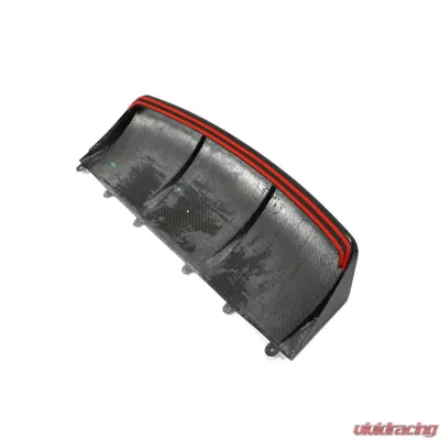 VR Aero Carbon Fiber Rear Diffuser V2 Porsche Taycan 9J1 Sedan 2019-2021 - VR-TAYC9J1T-610