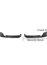 VR Aero Carbon Fiber Front Splitters Mercedes A200 | A220 | A250 W177 | V177 2020                                     - VR-A200-600 - Image 7