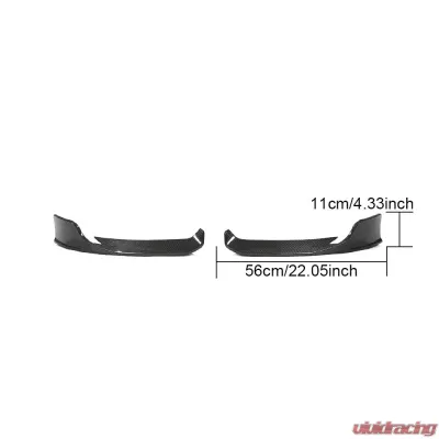 VR Aero Carbon Fiber Front Splitters Mercedes A200 | A220 | A250 W177 | V177 2020 - VR-A200-600