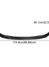 VR Aero Carbon Fiber Front Lip Spoiler V1 Volkswagen Golf MK8 GTI 2021-2022                                     - VR-MK8-600 - Image 7