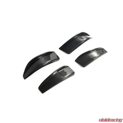 VR Aero Carbon Fiber Front Bumper Canards V2 BMW M3 G80 | M4 G82 G83 2021-2024 - VR-M3M4-615