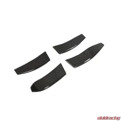 VR Aero Carbon Fiber Front Bumper Canards V2 BMW M3 G80 | M4 G82 G83 2021-2024 - VR-M3M4-615