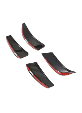 VR Aero Carbon Fiber Front Bumper Canards V2 BMW M3 G80 | M4 G82 G83 2021-2024                                     - VR-M3M4-615 - Image 4