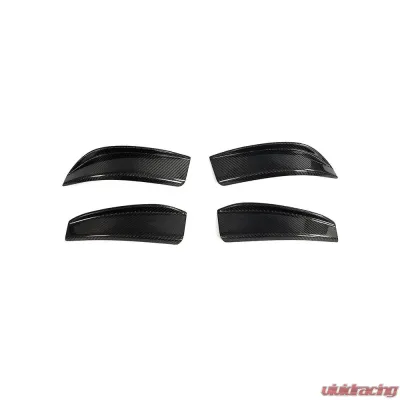 VR Aero Carbon Fiber Front Bumper Canards V2 BMW M3 G80 | M4 G82 G83 2021-2024 - VR-M3M4-615