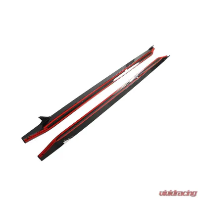 VR Aero Carbon Fiber Side Skirts V1 BMW M3 G80 - VR-G80M3-630