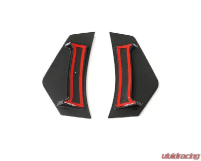 VR Aero Carbon Fiber Rear Bumper Splitter Canards Audi R8 V10 2023+ - VR-R8V10-602