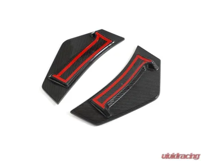 VR Aero Carbon Fiber Rear Bumper Splitter Canards Audi R8 V10 2023+ - VR-R8V10-602