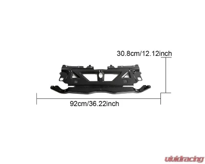 VR Aero Carbon Fiber Water Tank Radiating Plate Cover Trim  BMW M3 | M4 G8x - VR-G8X-M3M4-DCF-668