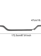 VR Aero Carbon Fiber Front Bumper Lower Grill Vent Trims Mercedes GLE 63 AMG 2015-2018                                     - VR-63AMG-650 - Image 8