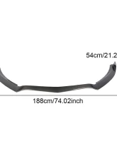 VR Aero Carbon Fiber Front Lip Spoiler Mercedes AMG GT-R 2016-2018                                     - VR-AMGGTR-600 - Image 7