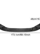 VR Aero Carbon Fiber Front Lip Spoiler V2 BMW X3 M | X4 M 2019-2021                                     - VR-X3M-X4M-600 - Image 6