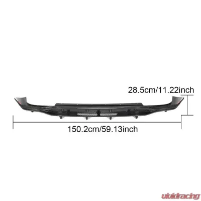 VR Aero Carbon Fiber Rear Diffuser Mercedes CLS450 | CLS550 C257 2018-2021 - VR-C257-612