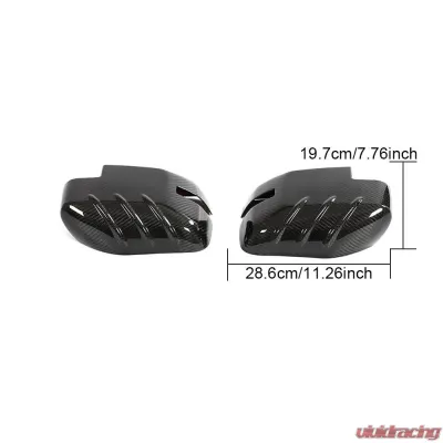 VR Aero Carbon Fiber Side Mirror Covers Ford Bronco Outerbanks | Badlands | Sasquatch 2021-2024 - VR-BRNC-605