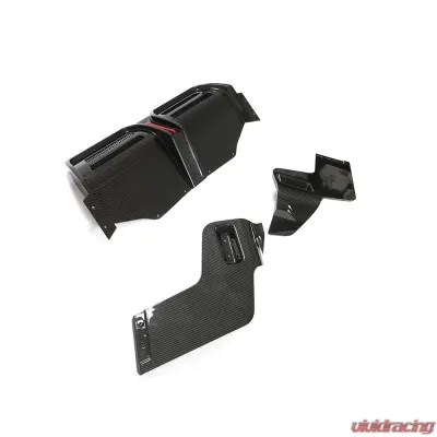 VR Aero Carbon Fiber Rear Difffuser Porsche Macan 2022 - VR-MACAN-613