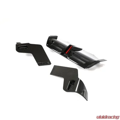 VR Aero Carbon Fiber Rear Difffuser Porsche Macan 2022 - VR-MACAN-613