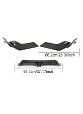 VR Aero Carbon Fiber Rear Difffuser Porsche Macan 2022                                     - VR-MACAN-613 - Image 11