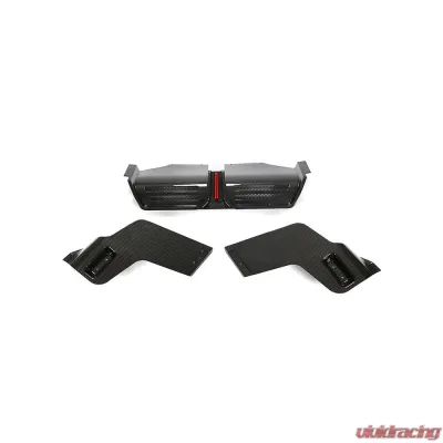 VR Aero Carbon Fiber Rear Difffuser Porsche Macan 2022 - VR-MACAN-613