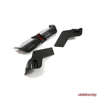 VR Aero Carbon Fiber Rear Difffuser Porsche Macan 2022 - VR-MACAN-613