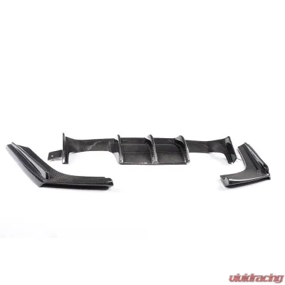 VR Aero Carbon Fiber Rear Diffuser V2 BMW M3 | M4 | F80 | F82 | F83 - VR-M3M4-F80F82F83-610