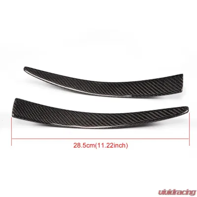 VR Aero Carbon Fiber Spoiler Fins Trims BMW M3 | M4 | F80 | F82 | F83 - VR-M3M4-F80F82F83-605