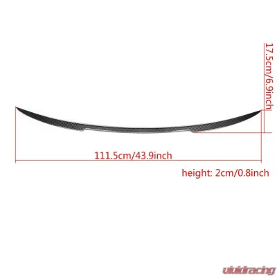 VR Aero Carbon Fiber Rear Trunk Spoiler BMW Z4 E89 2009-2016 - VR-Z4E89-611