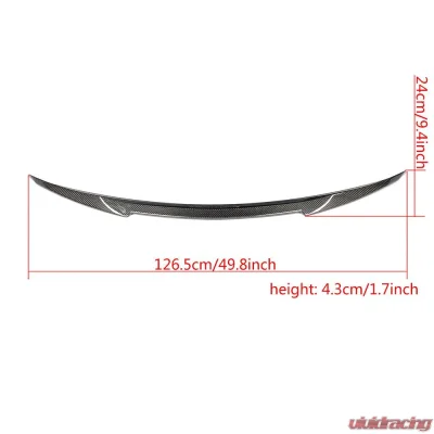 VR Aero Carbon Fiber Rear Trunk Spoiler V1 Mercedes C Class W205 Sedan 2015-2019 - VR-CW205-611