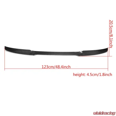 VR Aero Carbon Fiber Rear Trunk Spoiler BMW 3 Series F80 M3 | F30 M-Tech - VR-F80F30M3MT-611