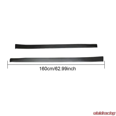 VR Aero FRP Matte Black Side Skirts Porsche 997 Turbo | Turbo S 2007-2013 - VR-911-630