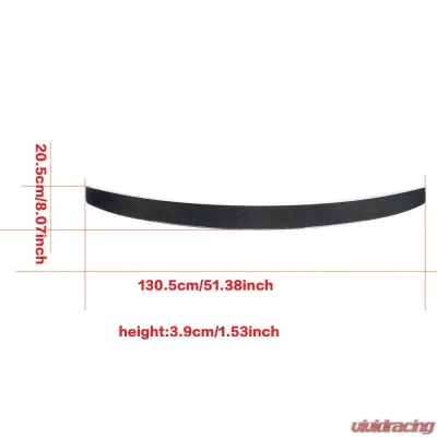 VR Aero Carbon Fiber Trunk Spoiler Mercedes S400 | S65 AMG W222 2014-2020 - VR-W222-612