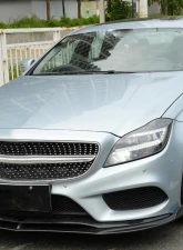 VR Aero Carbon Fiber Front Lip Spoiler Mercedes W218 Facelift 2015-2018                                     - VR-W218-600 - Image 8