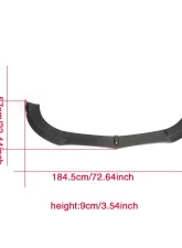VR Aero Carbon Fiber Front Lip Spoiler Mercedes W218 Facelift 2015-2018                                     - VR-W218-600 - Image 9