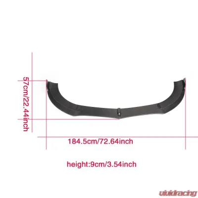 VR Aero Carbon Fiber Front Lip Spoiler Mercedes W218 Facelift 2015-2018 - VR-W218-600