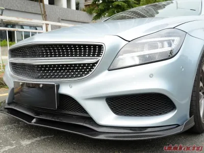 VR Aero Carbon Fiber Front Lip Spoiler Mercedes W218 Facelift 2015-2018 - VR-W218-600