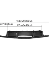 VR Aero Carbon Fiber Rear Diffuser Mercedes CLS63 AMG W218 2015-2017                                     - VR-CLS63AMG-610 - Image 8