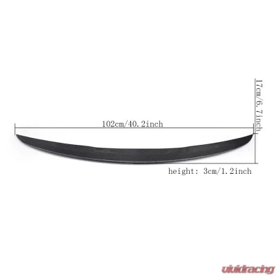 VR Aero Carbon Fiber Rear Trunk Spoiler Mercedes A Class W176 A180 | A200 | A250 | A45 AMG 2013-2018 - VR-W176-614