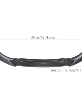 VR Aero Carbon Fiber Front Lip Spoiler V1 BMW X6 F16 xDrive Series 2015-2019                                     - VR-X6-600 - Image 7