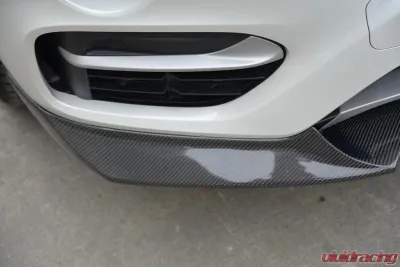 VR Aero Carbon Fiber Front Lip Spoiler V1 BMW X6 F16 xDrive Series 2015-2019 - VR-X6-600