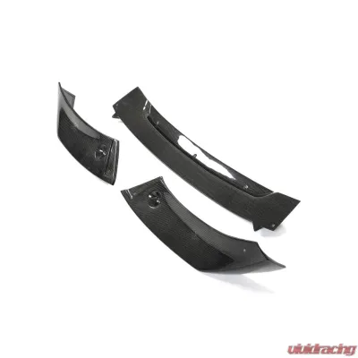 VR Aero Carbon Fiber Front Lip Spoiler V2 BMW X6 F16 xDrive Series 2015-2019 - VR-X6-601