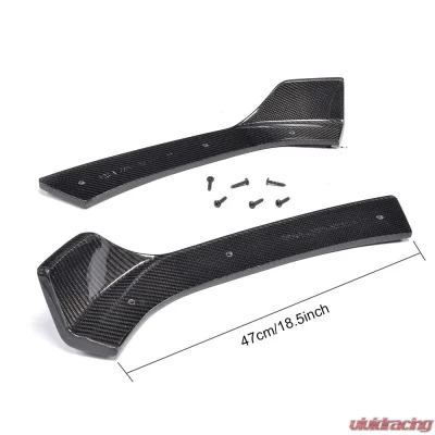 VR Aero Carbon Fiber Front Bumper Splitter BMW 3 Series F30 M-Tech - VR-F30MT-602