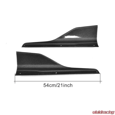 VR Aero Carbon Fiber Side Skirts Splitters BMW 2 Series | M2 F87 - VR-F87M2-630
