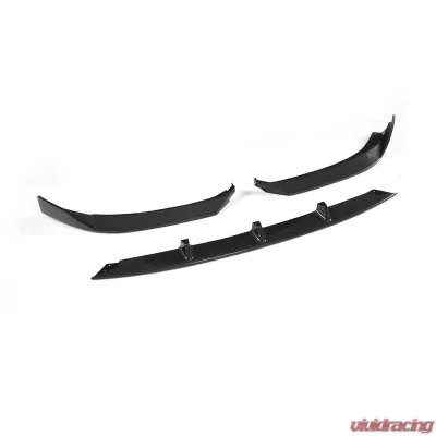 VR Aero Carbon Fiber Front Lip Spoiler Audi A3 Base Sedan 2017-2020 - VR-A3-655