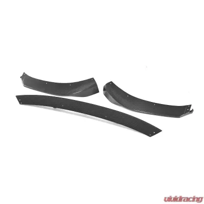 VR Aero Carbon Fiber Front Lip Spoiler Audi A3 Base Sedan 2017-2020 - VR-A3-655