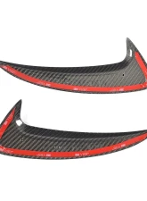 VR Aero Carbon Fiber Rear Bumper Vents 2pcs/set  Mercedes E Class C238 Sport Coupe 2017-2019                                     - VR-E200E400E500-603 - Image 8
